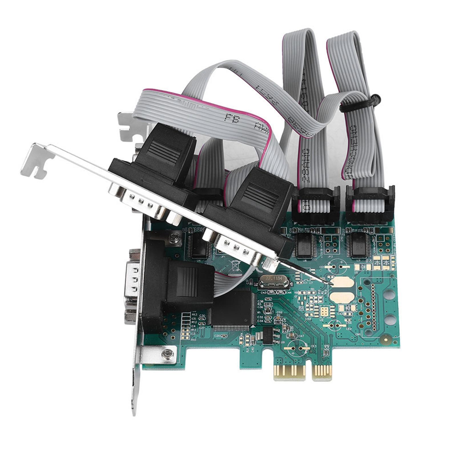 PCI-E до RS232 4-портовий послідовний порт конвертер PCI Express контролер адаптер карта розширення
PCI-E до RS232 4-портовий послідовний порт конвертер PCI Express контролер адаптер карта розширення