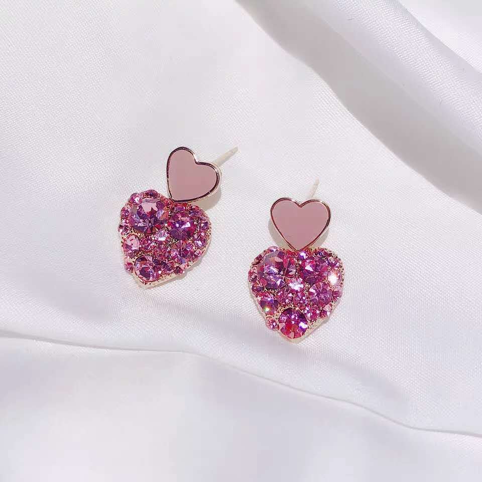 Серьги «Любовь», Корея S925, серебряные, розовые, в форме сердца, модные милые серьги для женщин и девочек, ювелирные изделия, подарок
Серьги «Любовь», Корея S925, серебряные, розовые, в форме сердца, модные милые серьги для женщин и девочек, ювелирные изделия, подарок
