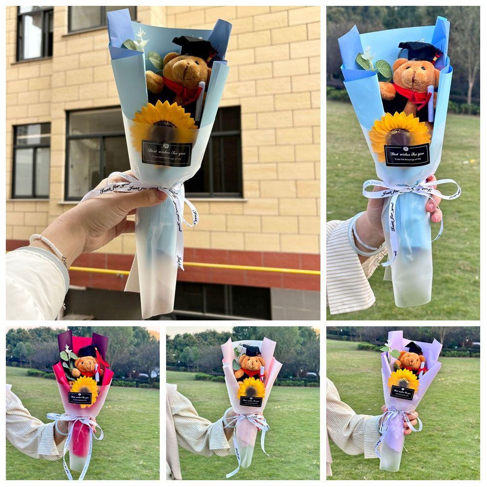 Cartoon Bear Plush Bouquet Plush Bear Doctoral Bear Toy Graduation Bear Bouquet Valentine S Day червоний
Cartoon Bear Plush Bouquet Plush Bear Doctoral Bear Toy Graduation Bear Bouquet Valentine S Day червоний