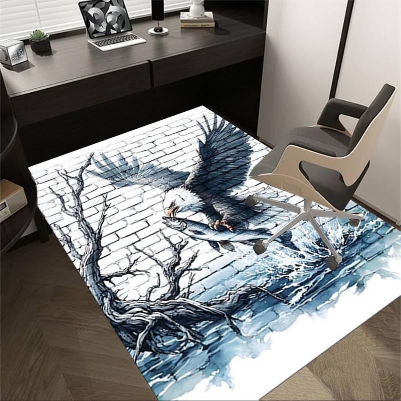 1PC Eagle Fish Non-Slip Floor Carpet Compatible for Office&Living Room&Dining room - Flat-Weave Machine- Soft & Pattern-E279 60cm by 90cm
1PC Eagle Fish Non-Slip Floor Carpet Compatible for Office&Living Room&Dining room - Flat-Weave Machine- Soft & Pattern-E279 60cm by 90cm