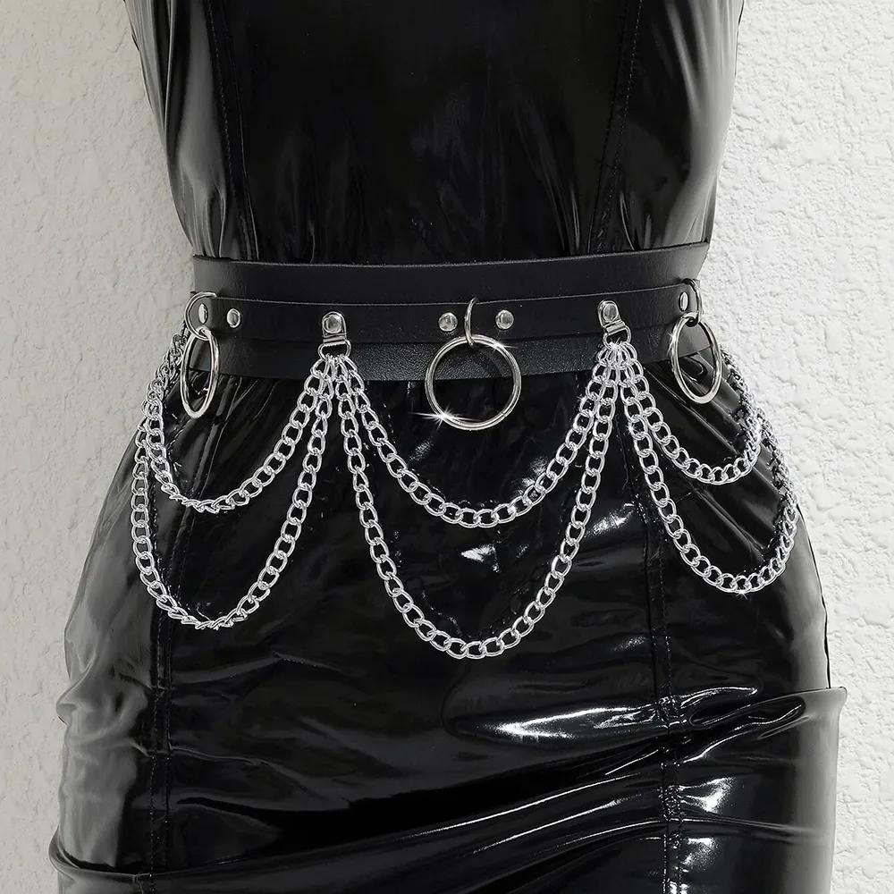 Ladies Black Leather Waist Strap With Adjustable Chain Style Body Decoration Daily Sexy Party And Holiday Clothing Accessories
Ladies Black Leather Waist Strap With Adjustable Chain Style Body Decoration Daily Sexy Party And Holiday Clothing Accessories