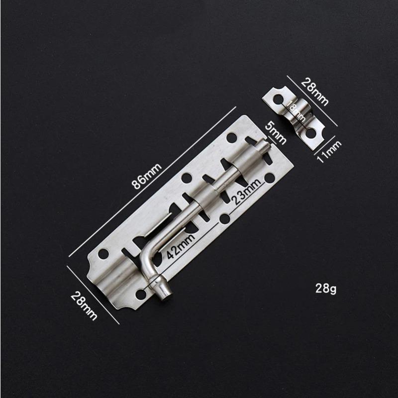 Stainless Steel Door Bolt Latch, Thickened Surface Mount Slide Latch Lock for Window,Cabinet, Security Gate, Wooden Door, 10pcs with Screws Included 10pcs срібний
Stainless Steel Door Bolt Latch, Thickened Surface Mount Slide Latch Lock for Window,Cabinet, Security Gate, Wooden Door, 10pcs with Screws Included 10pcs срібний