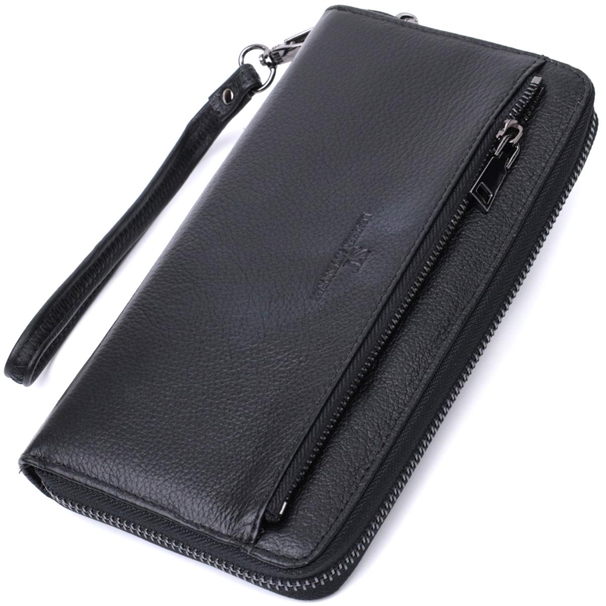 Зручний клатч для чоловіків із натуральної шкіри ST Leather 22681 Чорний чорний
Зручний клатч для чоловіків із натуральної шкіри ST Leather 22681 Чорний чорний