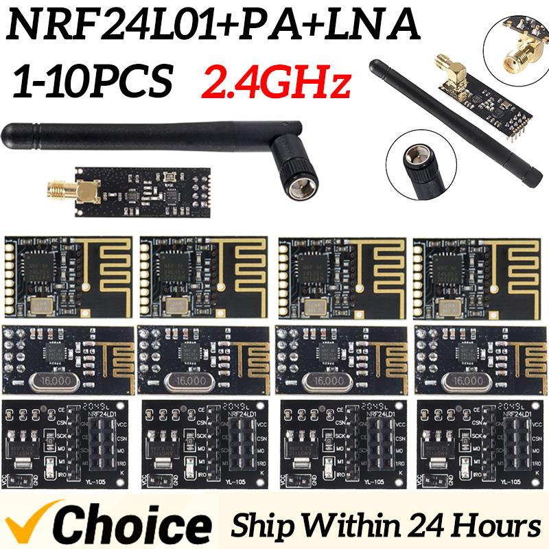 NRF24L01+ 2.4G бездротовий модуль передачі даних 2.4GHz NRF24L01 оновлення версії NRF24L01+PA+LNA 1000 метрів GT24 для Arduino чорний
NRF24L01+ 2.4G бездротовий модуль передачі даних 2.4GHz NRF24L01 оновлення версії NRF24L01+PA+LNA 1000 метрів GT24 для Arduino чорний