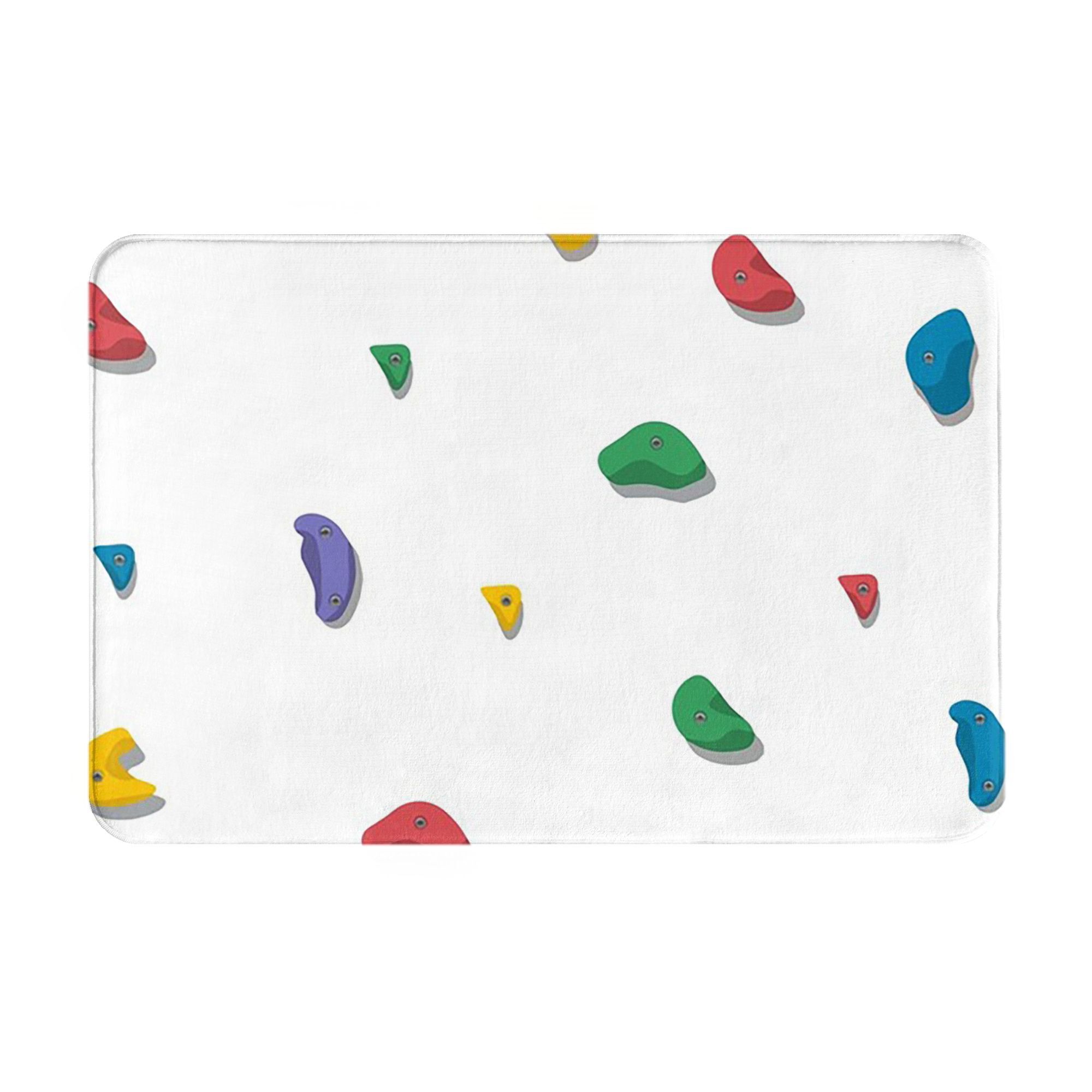 Rock Climbing Boulder Hold Pattern Anti-slip Doormat Floor Mat Cushion Carpet Rug for Kitchen Entrance Home Balcony Footpad Mats 40x60cm
Rock Climbing Boulder Hold Pattern Anti-slip Doormat Floor Mat Cushion Carpet Rug for Kitchen Entrance Home Balcony Footpad Mats 40x60cm