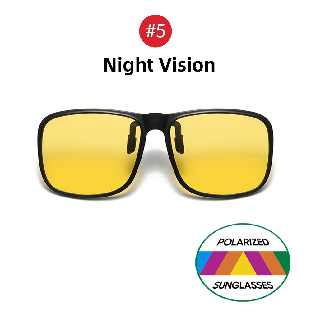 VIVIBEE Polarized Flip Up Clip On Sunglasses for Driving Dark UV400 Photochromic Anti Glare Lens Sun Glasses Car Driver with case
VIVIBEE Polarized Flip Up Clip On Sunglasses for Driving Dark UV400 Photochromic Anti Glare Lens Sun Glasses Car Driver with case