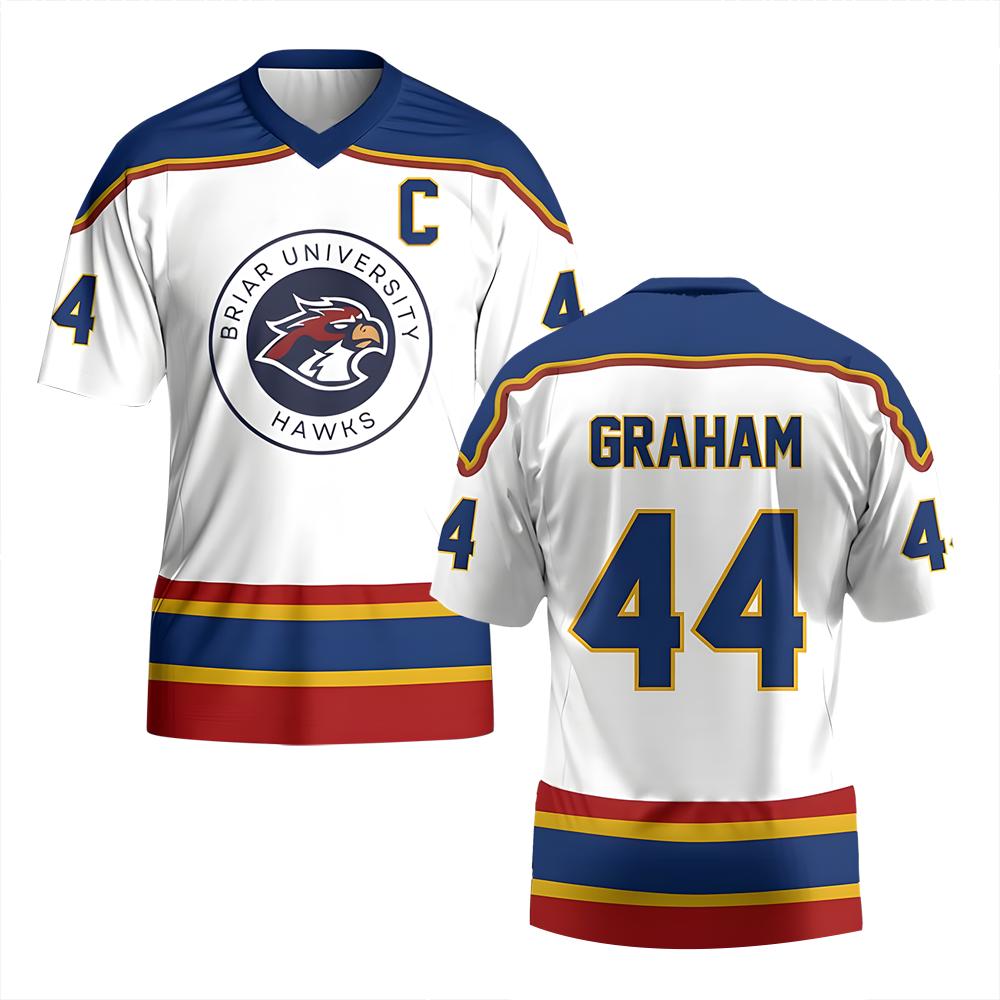 Summer New Off Campus GRAHAM 44 Printed T-Shirt for Women Men V-Neck Short Sleeve Sports Hockey Jersey Y2K Loose Oversized Tops XXS
Summer New Off Campus GRAHAM 44 Printed T-Shirt for Women Men V-Neck Short Sleeve Sports Hockey Jersey Y2K Loose Oversized Tops XXS