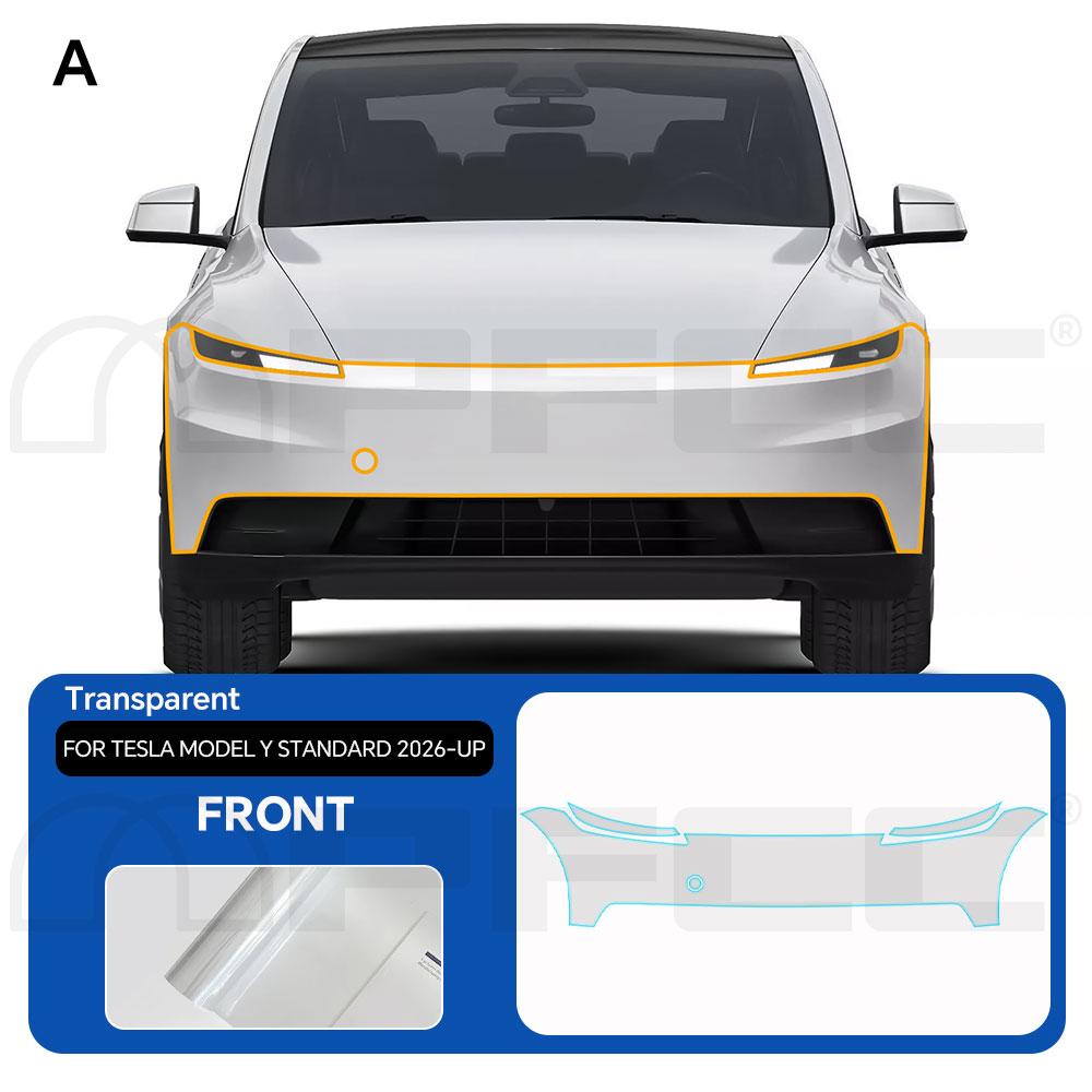 For Tesla Model Y Standard 2026-UP TPU Paint Protection Film Anti-Scratch Pre-cut PPF Car Body Clear Bra Resistant Repairable Transparent Film&With Tools
For Tesla Model Y Standard 2026-UP TPU Paint Protection Film Anti-Scratch Pre-cut PPF Car Body Clear Bra Resistant Repairable Transparent Film&With Tools