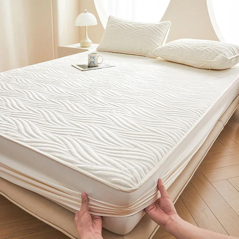 Waterproof Bed Sheet Quilted Throw Mattress Cover for Kids Adults Elastic Cotton Fitted Sheet Protector Single Double Queen King pillowcase 2pcs
Waterproof Bed Sheet Quilted Throw Mattress Cover for Kids Adults Elastic Cotton Fitted Sheet Protector Single Double Queen King pillowcase 2pcs