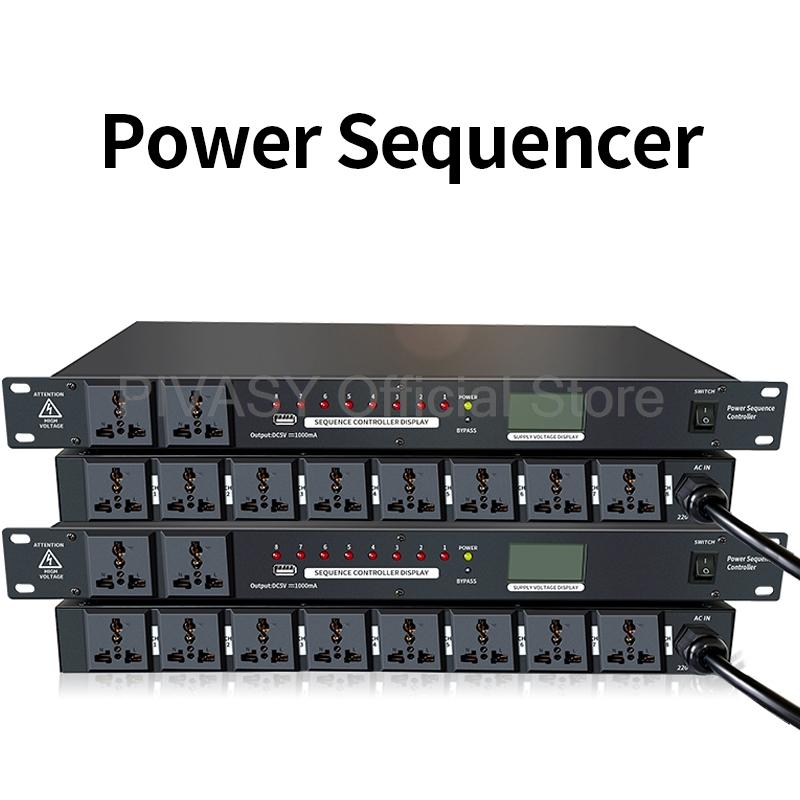 Professional 8 Channel High Power Equipment Power Supply Controller 10-way Power Sequencer With RS232 Serial Port for Stage
Professional 8 Channel High Power Equipment Power Supply Controller 10-way Power Sequencer With RS232 Serial Port for Stage
