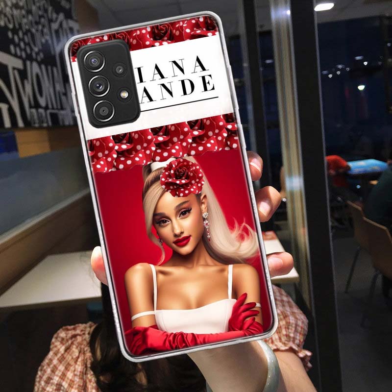 Ariana Grande Phone Case for Samsung A54 A57 A37 A17 A14 A15 A12 A24 A34 A55 A35 A25 A52S A07 A05S A04S A22 A32 A72 Galaxy Note Samsung A25 5G
Ariana Grande Phone Case for Samsung A54 A57 A37 A17 A14 A15 A12 A24 A34 A55 A35 A25 A52S A07 A05S A04S A22 A32 A72 Galaxy Note Samsung A25 5G