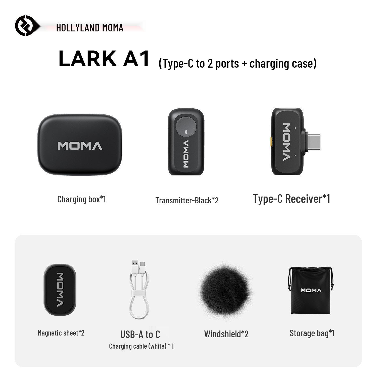 Mammoth LARK A1 Dopamine Noise-Reducing Mini Clip-On Microphone for Phone Live Streaming
Mammoth LARK A1 Dopamine Noise-Reducing Mini Clip-On Microphone for Phone Live Streaming
