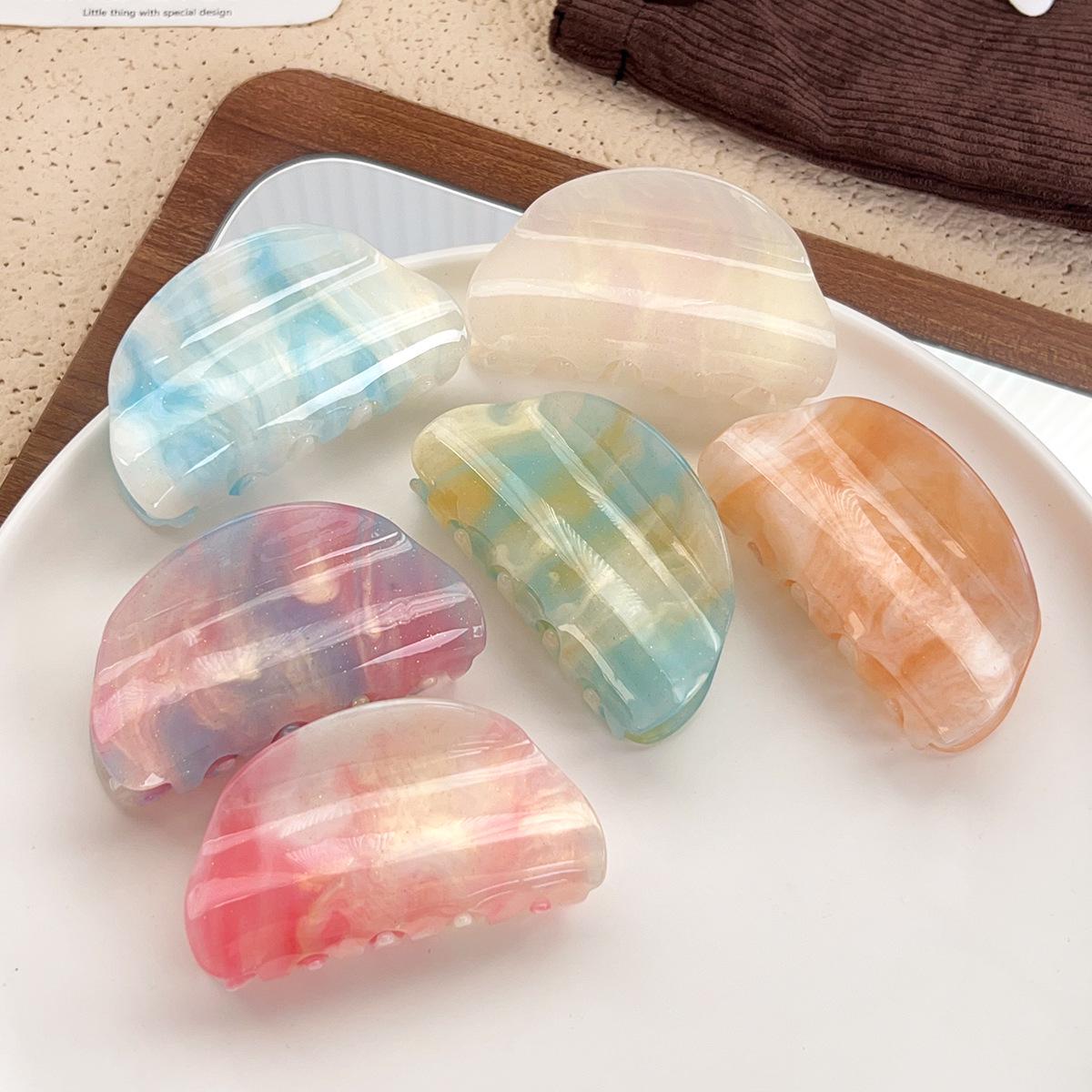 Korean Candy Color Acrylic Claw Clip: Medium Semicircle, Color-Changing Hair Accessory Color Changing Effect синий/фиолетовый
Korean Candy Color Acrylic Claw Clip: Medium Semicircle, Color-Changing Hair Accessory Color Changing Effect синий/фиолетовый