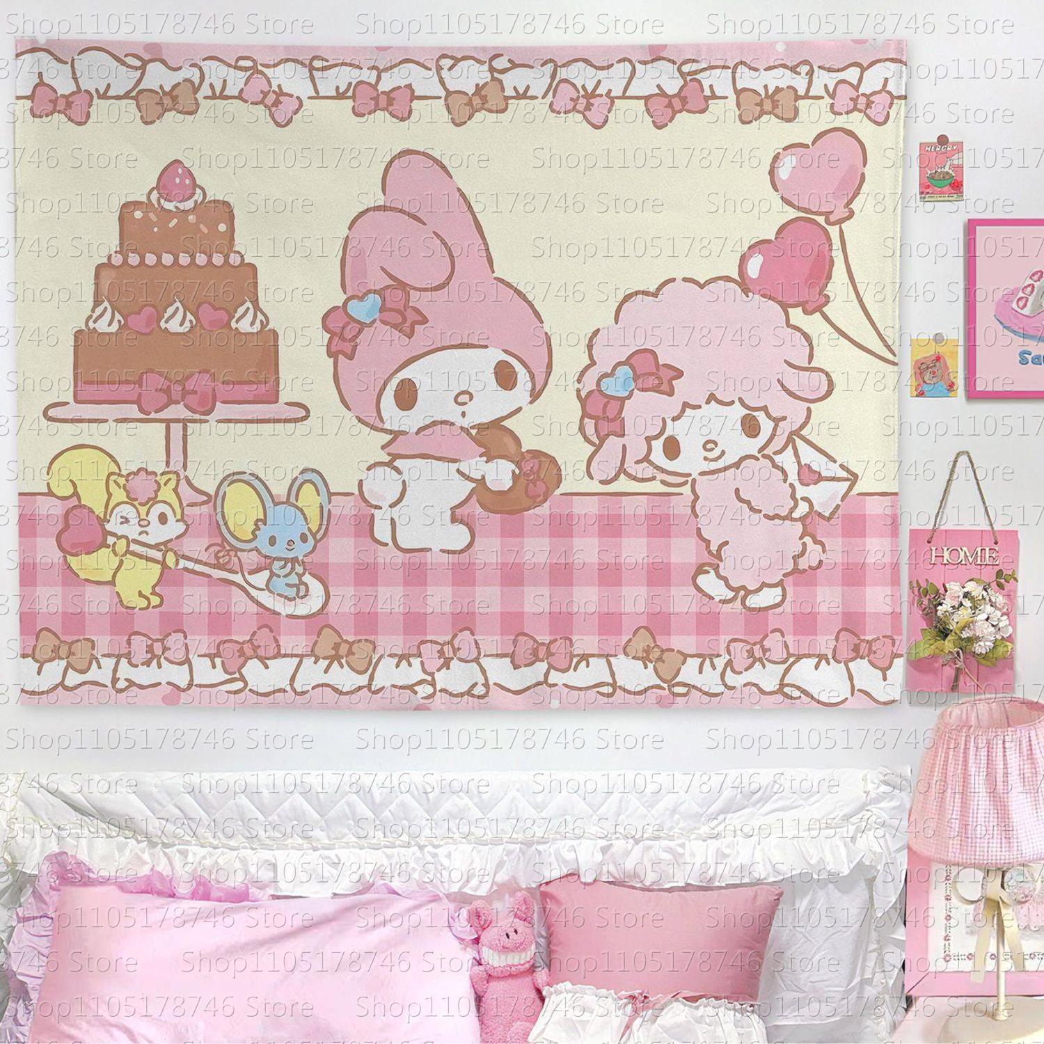 Sanrio Melody and Sweetheart Piano Printed Tapestry Cartoon Theme Bedroom Decoration Suitable for Dormitory Home Decoration 74x94cm(29x37in)
Sanrio Melody and Sweetheart Piano Printed Tapestry Cartoon Theme Bedroom Decoration Suitable for Dormitory Home Decoration 74x94cm(29x37in)