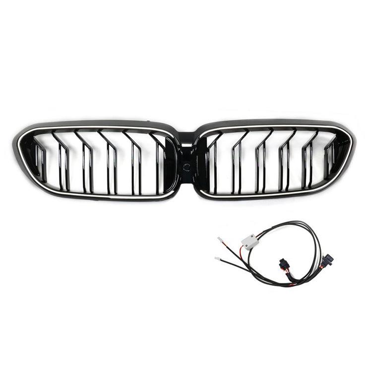 Glossy Black LED Grille for BMW 5 Series G30 - Double-Line, One-Piece, Upgraded Illumination чёрный
Glossy Black LED Grille for BMW 5 Series G30 - Double-Line, One-Piece, Upgraded Illumination чёрный