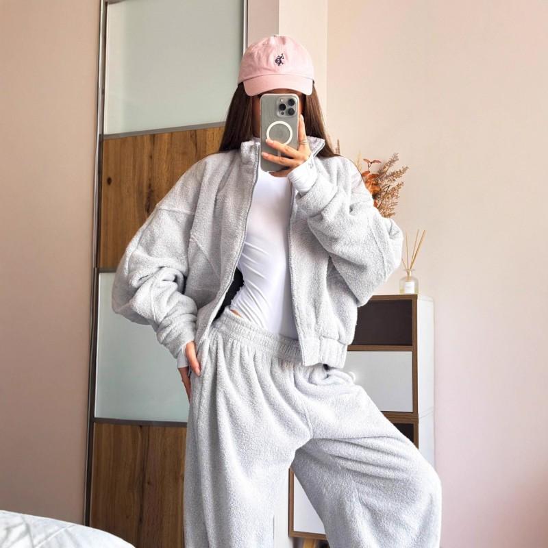 Women s Casual Warm Solid Color Suede Zipper Sweater Leg Tight Pants Suit S білий
Women s Casual Warm Solid Color Suede Zipper Sweater Leg Tight Pants Suit S білий