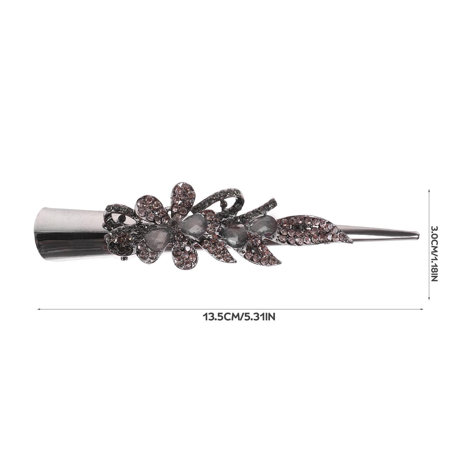 Rhinestone Retro Duckbill Hair Clip Sparkly Hairdressing Accessories Decorative Alligator Clips for Women s Hair Styling Party серый
Rhinestone Retro Duckbill Hair Clip Sparkly Hairdressing Accessories Decorative Alligator Clips for Women s Hair Styling Party серый