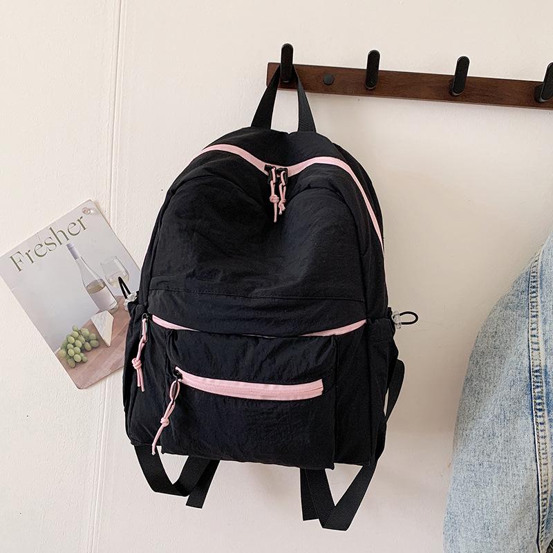 Свежий нейлоновый рюкзак в корейском стиле: Универсальный, Легкий Школьный Рюкзак для Девочек чёрный
Свежий нейлоновый рюкзак в корейском стиле: Универсальный, Легкий Школьный Рюкзак для Девочек чёрный