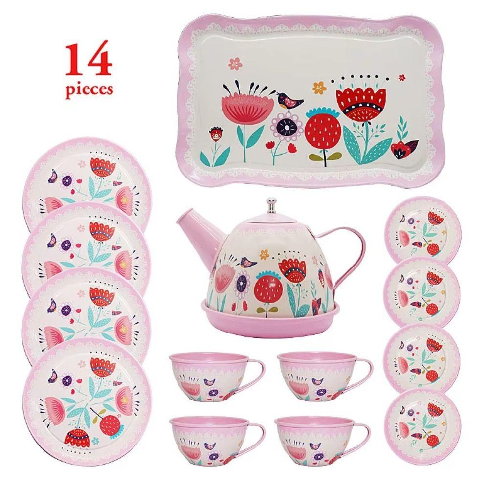 Role Play Simulation Tea Set Metal Material Afternoon Tea Pretend Play Boys Girls 14pcs
Role Play Simulation Tea Set Metal Material Afternoon Tea Pretend Play Boys Girls 14pcs