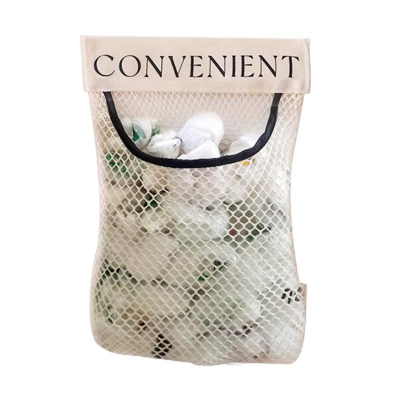 Convenient Mesh Wall Hanging Storage Bag with Velcro Closure for Household Clutter Management
Convenient Mesh Wall Hanging Storage Bag with Velcro Closure for Household Clutter Management