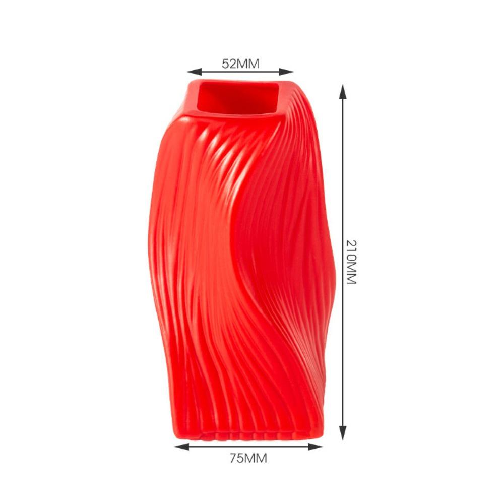 White Red Plastic Vase Plastic Desk Decoration Vases Living Room Decoration red-2
White Red Plastic Vase Plastic Desk Decoration Vases Living Room Decoration red-2