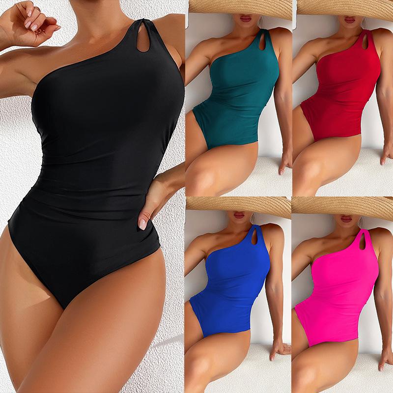 2024 Solid Color One-Shoulder High-Waisted Sexy One-Piece Bikini for Women Large червоний
2024 Solid Color One-Shoulder High-Waisted Sexy One-Piece Bikini for Women Large червоний