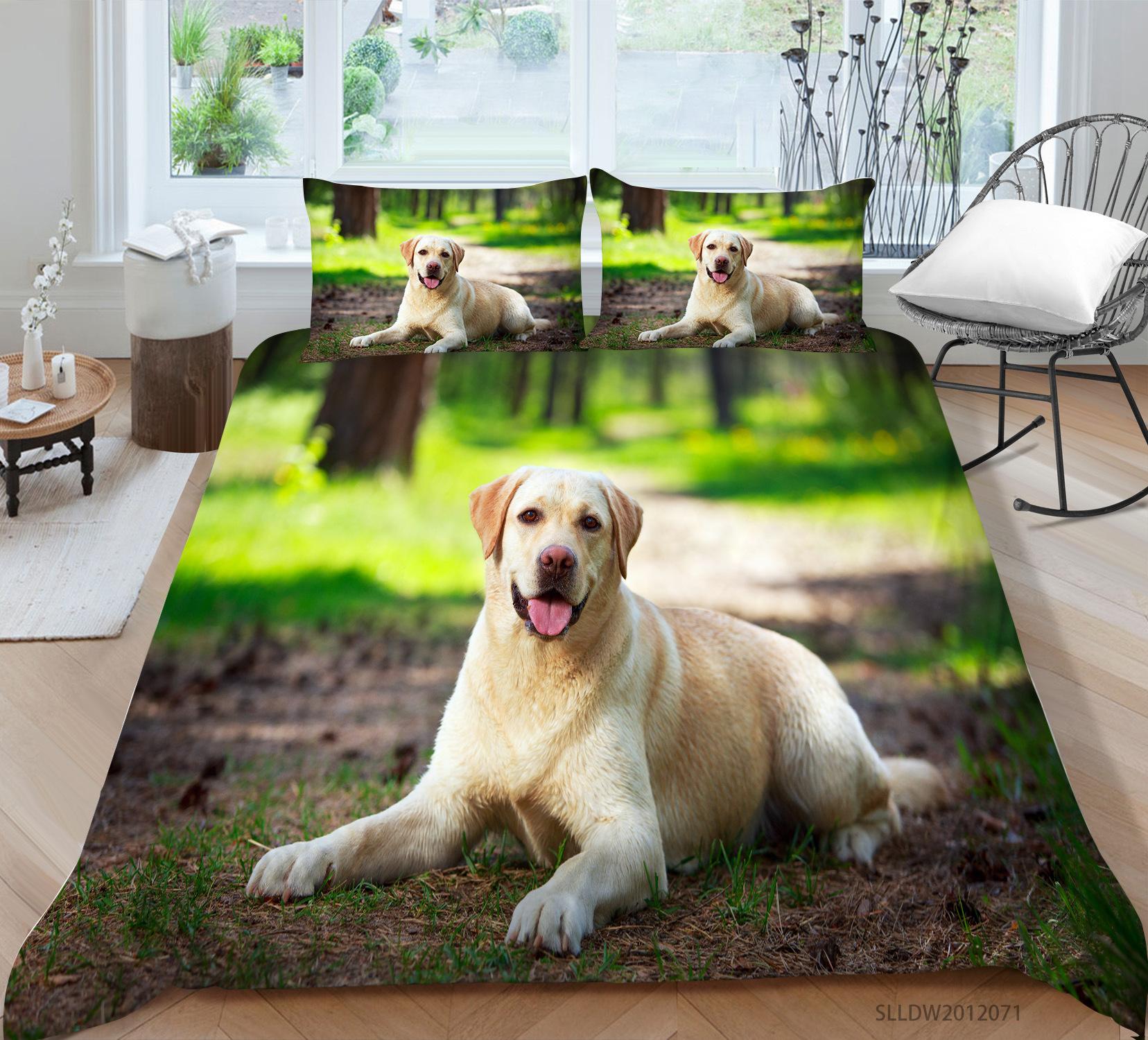 Dog Series Digital Printing Bedding Three-Piece Set Polyester EU single 135*200
Dog Series Digital Printing Bedding Three-Piece Set Polyester EU single 135*200