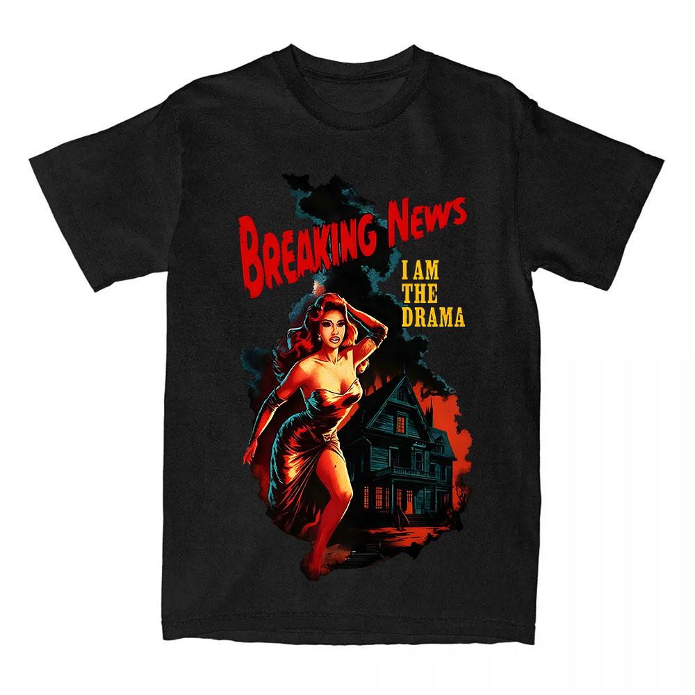 2025 Album AM I THE DRAMA T-shirt Singer Cardi B Fashion Tshirts Cotton Summer Short Sleeve T Shirt Streetwear Hip Hop Women Tees 5XL різнокольоровий
2025 Album AM I THE DRAMA T-shirt Singer Cardi B Fashion Tshirts Cotton Summer Short Sleeve T Shirt Streetwear Hip Hop Women Tees 5XL різнокольоровий