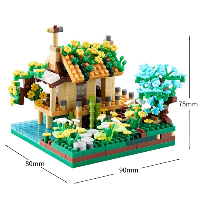 Small Blocks Cabin Architecture Flower House Cake Coffee Shop Construction Blocks Diy Toys For Boy Present Girl Present New Year no box
Small Blocks Cabin Architecture Flower House Cake Coffee Shop Construction Blocks Diy Toys For Boy Present Girl Present New Year no box