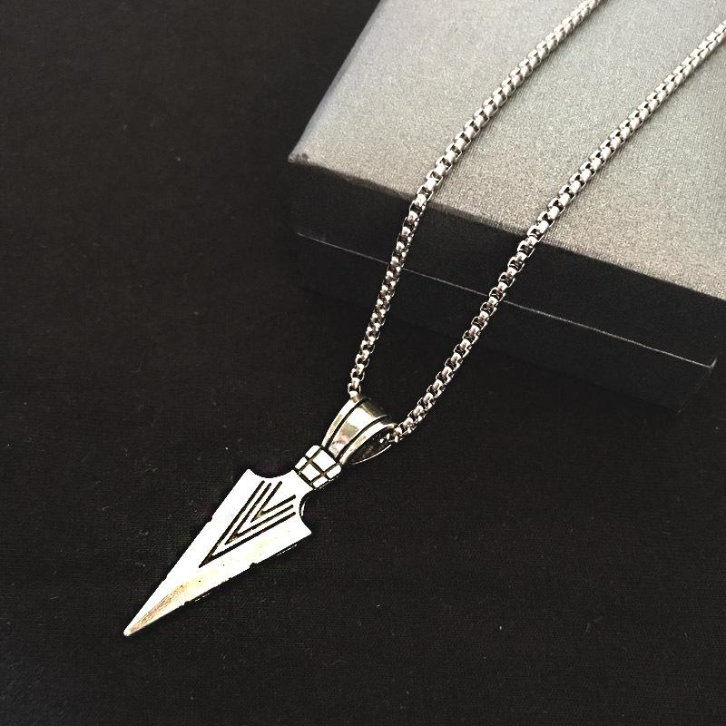 Европейское и американское ожерелье из нержавеющей стали в стиле хип-хоп, панк, ретро, наконечники копий для мужчин и женщин
Европейское и американское ожерелье из нержавеющей стали в стиле хип-хоп, панк, ретро, наконечники копий для мужчин и женщин
