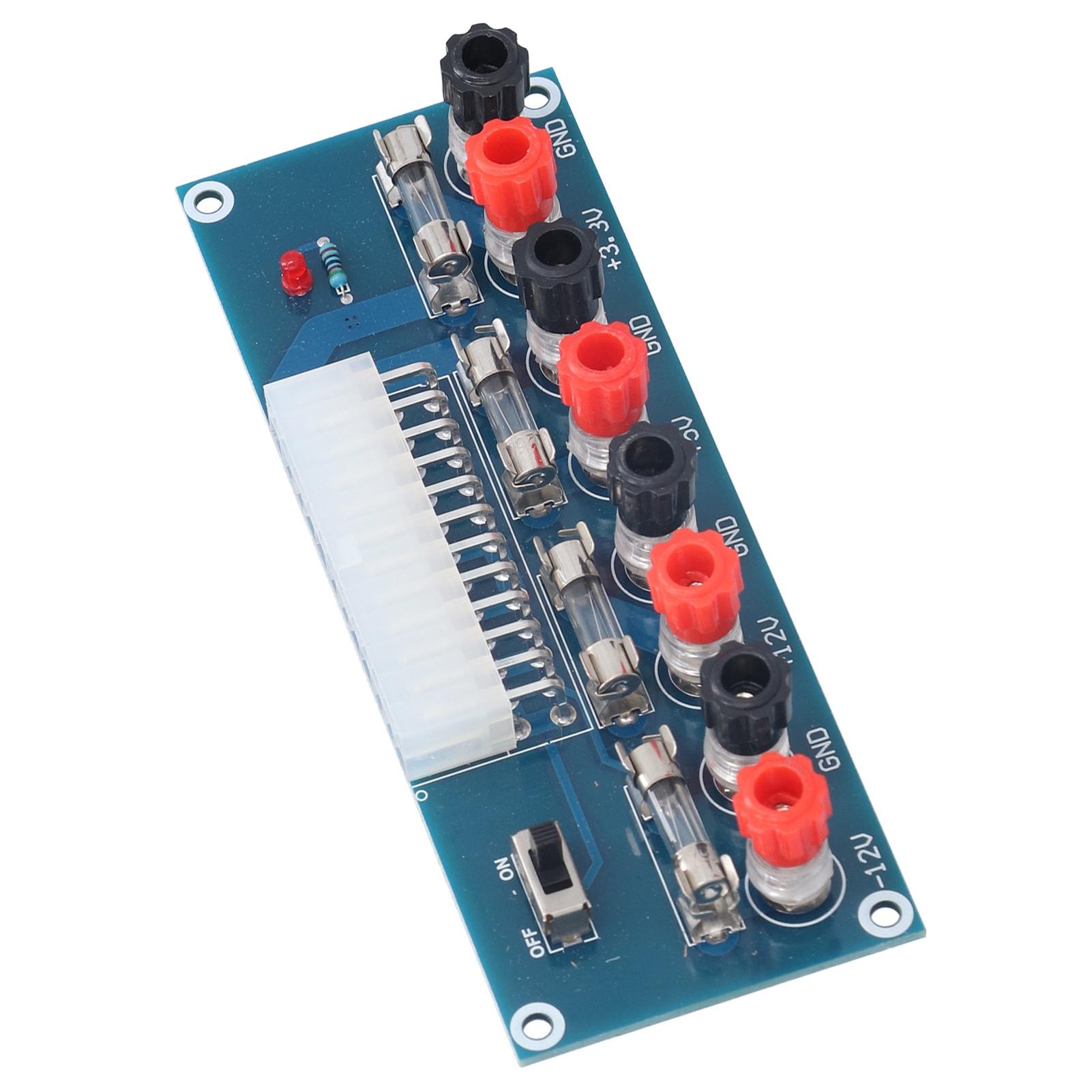 Материнська плата ATX Мідний ламінат 4 виходи 24 піни Модуль живлення для комп ютера
Материнська плата ATX Мідний ламінат 4 виходи 24 піни Модуль живлення для комп ютера