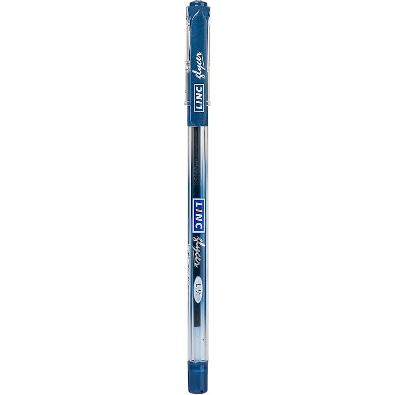 Linc 0.6 mm Glycer Smooth Ball Pen Card Pack | Blue Ink | Set of 10 101
Linc 0.6 mm Glycer Smooth Ball Pen Card Pack | Blue Ink | Set of 10 101