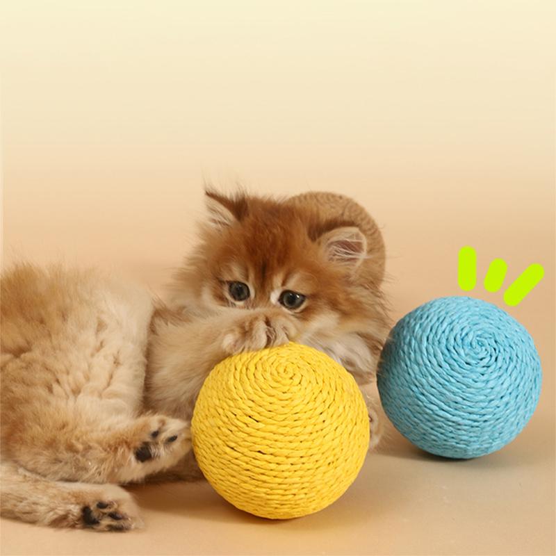 HOOPET Cats Sounding Ball Interactive Handmade Cat Scratching Ball Make Sounds Cat Toy Home Kitten Ball Toys Pet Supplies синій
HOOPET Cats Sounding Ball Interactive Handmade Cat Scratching Ball Make Sounds Cat Toy Home Kitten Ball Toys Pet Supplies синій
