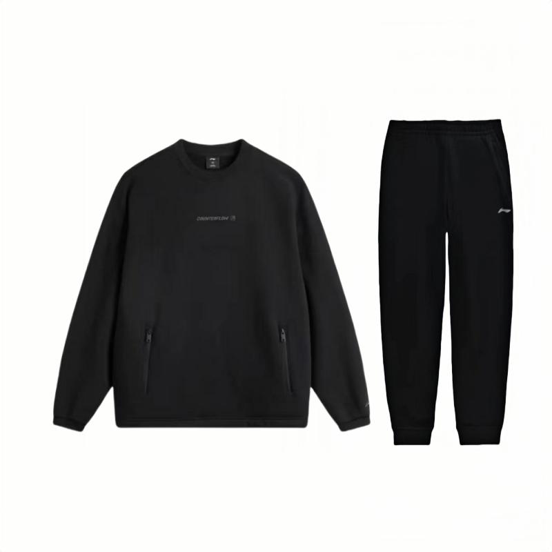 Li-Ning American Letter Print Pullover Round Neck Drop Shoulder Loose Long Sleeve Elastic Waist Long Pants Casual Sports Suit AWDU957-4+AKLSC99-1 M
Li-Ning American Letter Print Pullover Round Neck Drop Shoulder Loose Long Sleeve Elastic Waist Long Pants Casual Sports Suit AWDU957-4+AKLSC99-1 M