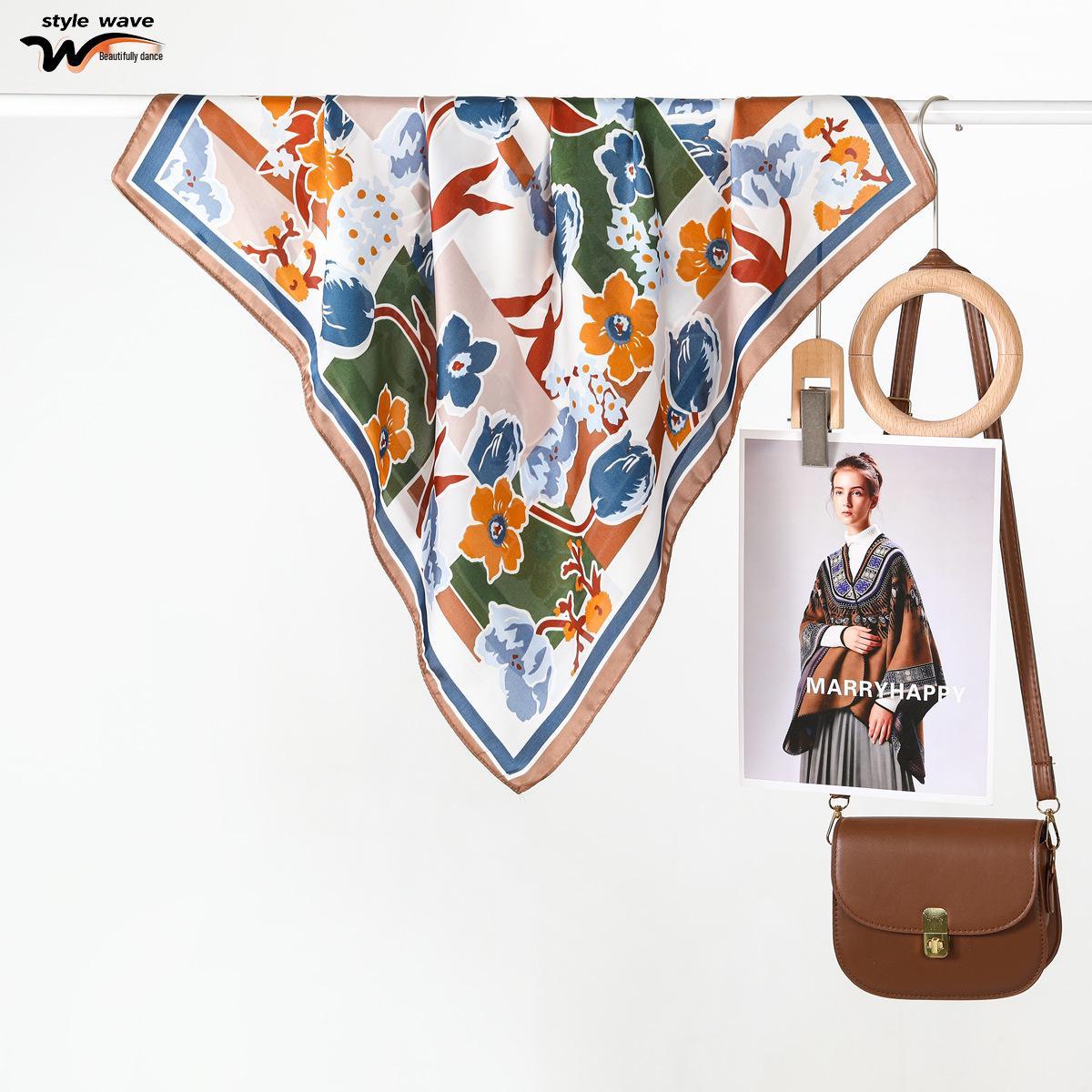 Versatile Korean-Style Women s Silk Scarf: Fashionable Square, Decorative for Spring & Autumn, Hair or Bag Tie, Oil Painting Design 70*70 CM
Versatile Korean-Style Women s Silk Scarf: Fashionable Square, Decorative for Spring & Autumn, Hair or Bag Tie, Oil Painting Design 70*70 CM