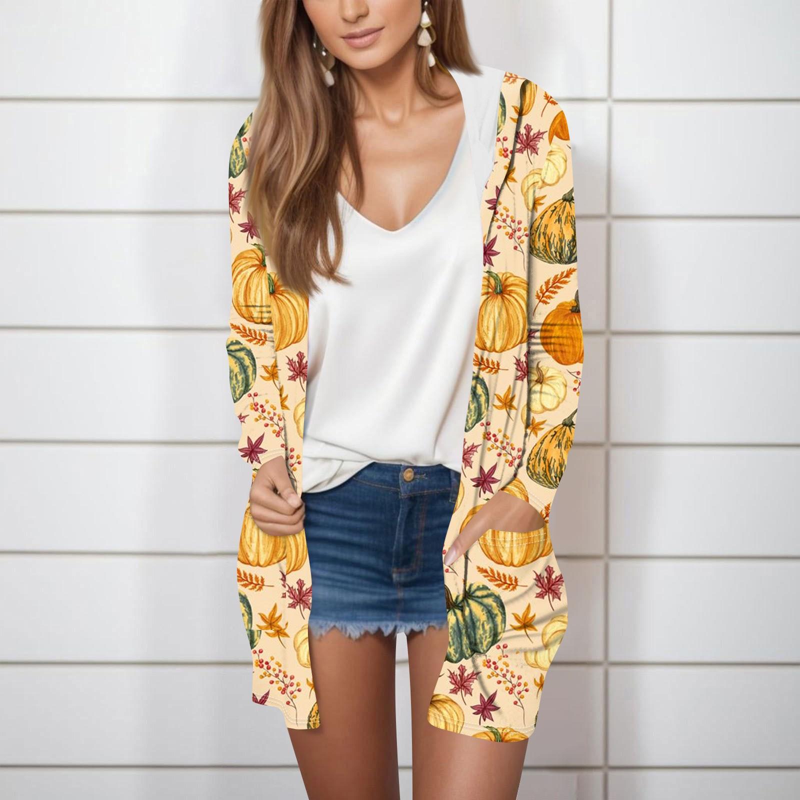 Женская модная повседневная куртка-кардиган средней длины с длинными рукавами и капюшоном на Хэллоуин XXXXL жёлтый
Женская модная повседневная куртка-кардиган средней длины с длинными рукавами и капюшоном на Хэллоуин XXXXL жёлтый