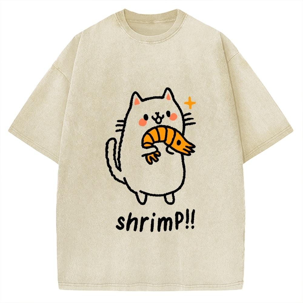 Men s Shrimp Cat Printed Tees Vintage Cotton Short Sleeve Washed Acid T-shirt Summer Holiday Harajuku Funny Tops 3XL
Men s Shrimp Cat Printed Tees Vintage Cotton Short Sleeve Washed Acid T-shirt Summer Holiday Harajuku Funny Tops 3XL