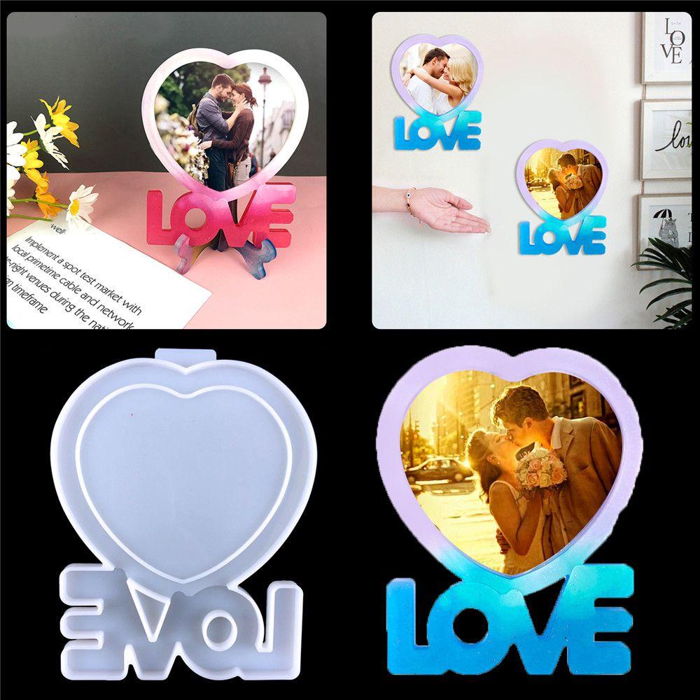 Heart Jewelry Making Tools Resin Pendant Resin Mold Photo Frame Silicone Mould Frame Stand Mould
Heart Jewelry Making Tools Resin Pendant Resin Mold Photo Frame Silicone Mould Frame Stand Mould