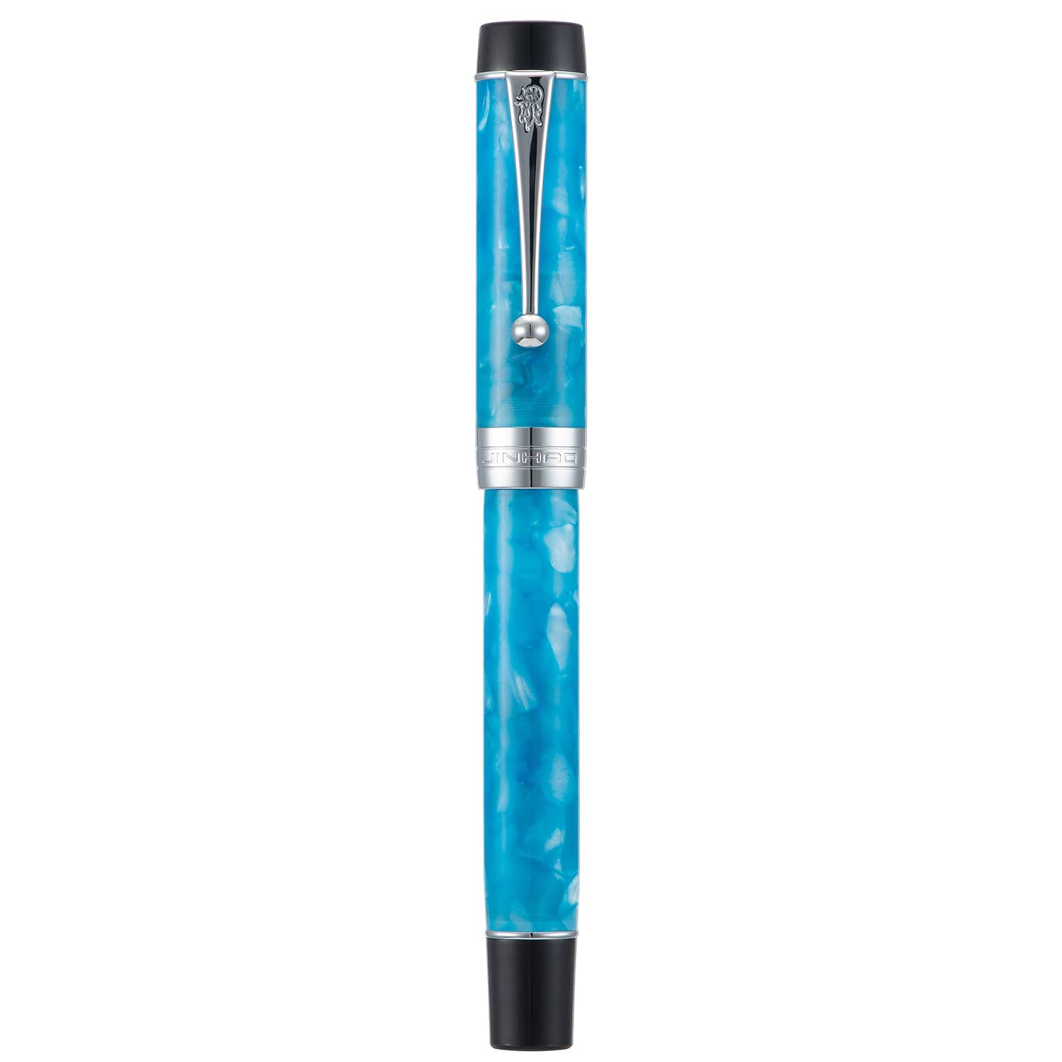 Jinhao 100 Классическая перьевая ручка Небесно-голубая Сверхтонкое перо Конвертер и Набор пенал Ручка, Целлулоид, Перо, синий
Jinhao 100 Классическая перьевая ручка Небесно-голубая Сверхтонкое перо Конвертер и Набор пенал Ручка, Целлулоид, Перо, синий