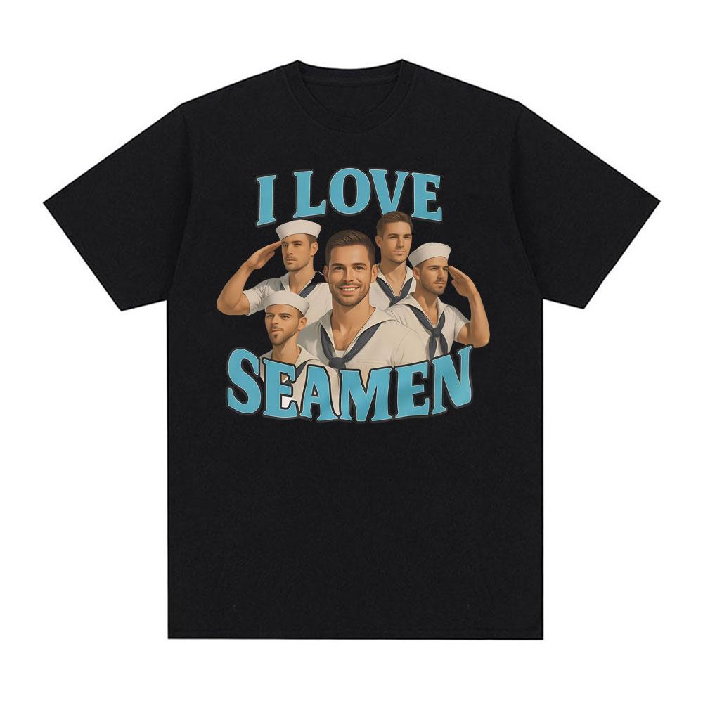 I Love Seamen Funny Meme T-shirts Men Women Clothing Fashion High Quality T-shirt 100% Cotton Oversized Loose T Shirt Streetw... 5XL різнокольоровий
I Love Seamen Funny Meme T-shirts Men Women Clothing Fashion High Quality T-shirt 100% Cotton Oversized Loose T Shirt Streetw... 5XL різнокольоровий