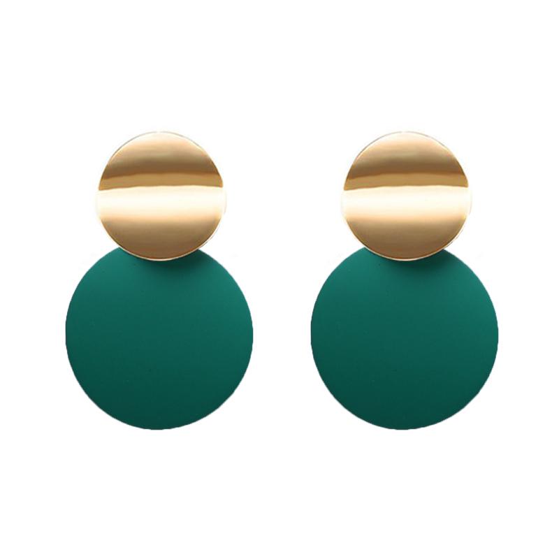Fashion Round Sequin Dangle Earrings for Women Colorful Punk Metal Long Drop Earring Female Statement Bohemian Zircon Gift зелений
Fashion Round Sequin Dangle Earrings for Women Colorful Punk Metal Long Drop Earring Female Statement Bohemian Zircon Gift зелений