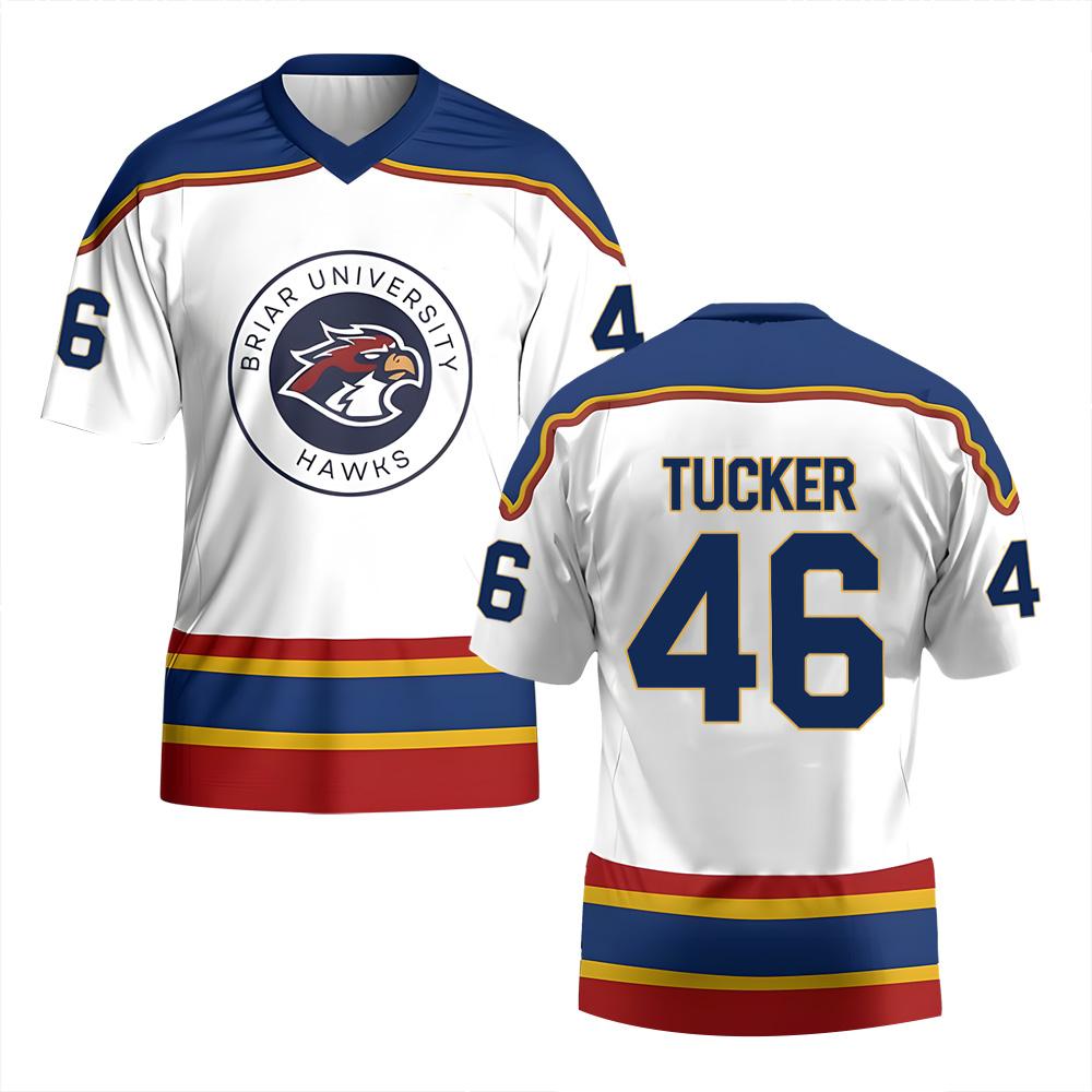 Summer New Comfortable Breathable Hockey Jersey Off Campus Tucker 46 T Shirts Y2K Loose Oversized Top Unisex Loose Tee Tracksuit XXS
Summer New Comfortable Breathable Hockey Jersey Off Campus Tucker 46 T Shirts Y2K Loose Oversized Top Unisex Loose Tee Tracksuit XXS