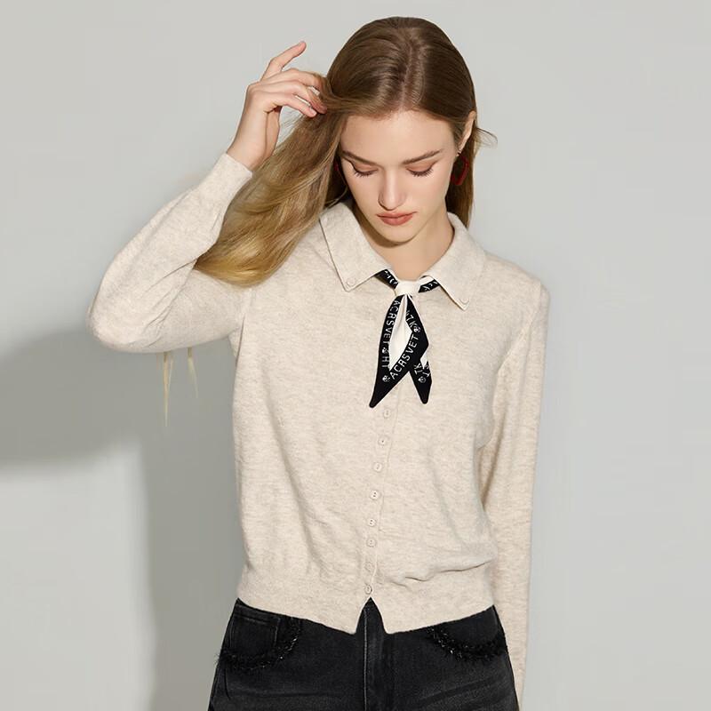 Women s Scarf-Tie Lapel Long Sleeve Knit Cardigan One Size
Women s Scarf-Tie Lapel Long Sleeve Knit Cardigan One Size