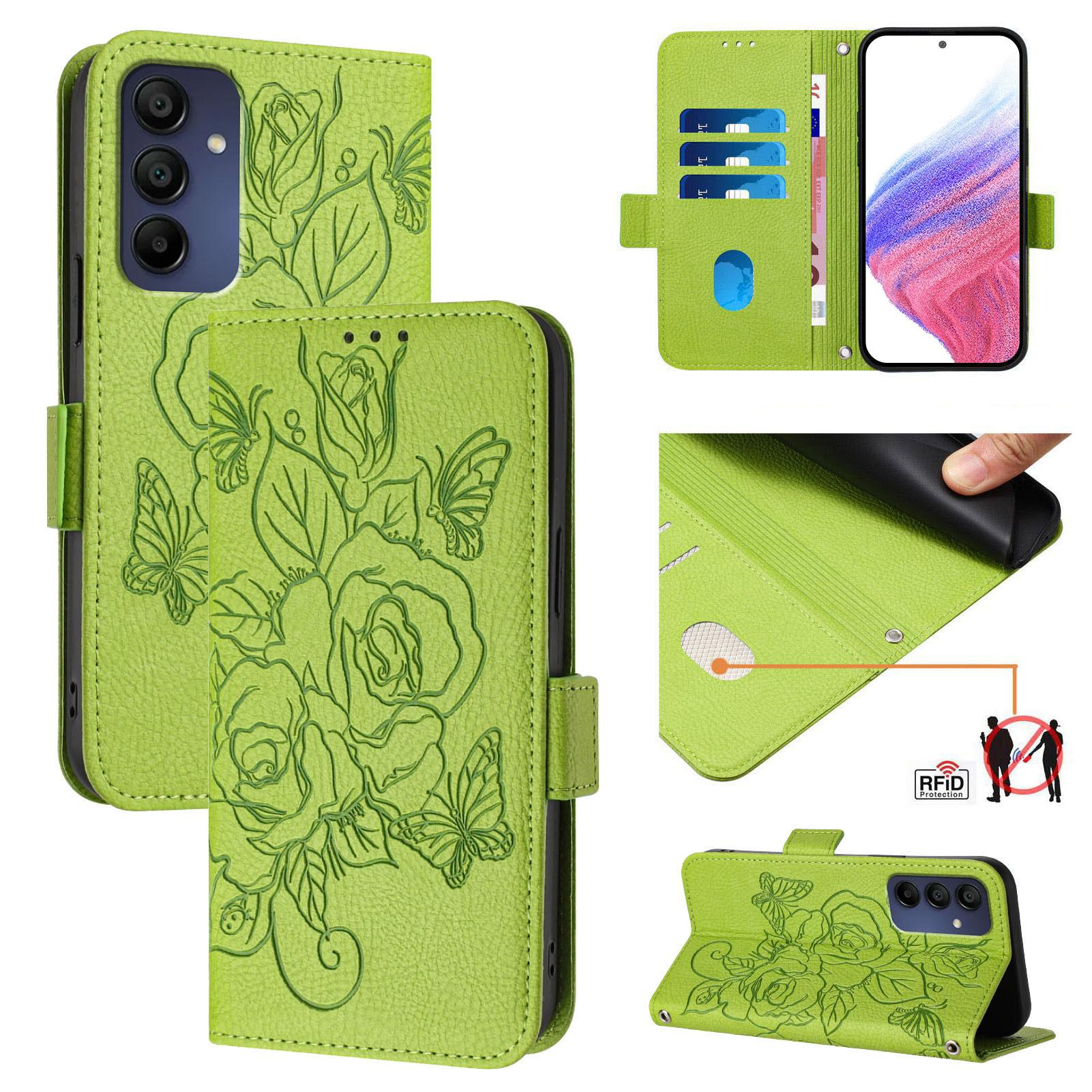 For Samsung Galaxy A16 5G/A16 4G Case Rose Imprinted RFID Blocking Leather Phone Cover with Strap D
For Samsung Galaxy A16 5G/A16 4G Case Rose Imprinted RFID Blocking Leather Phone Cover with Strap D