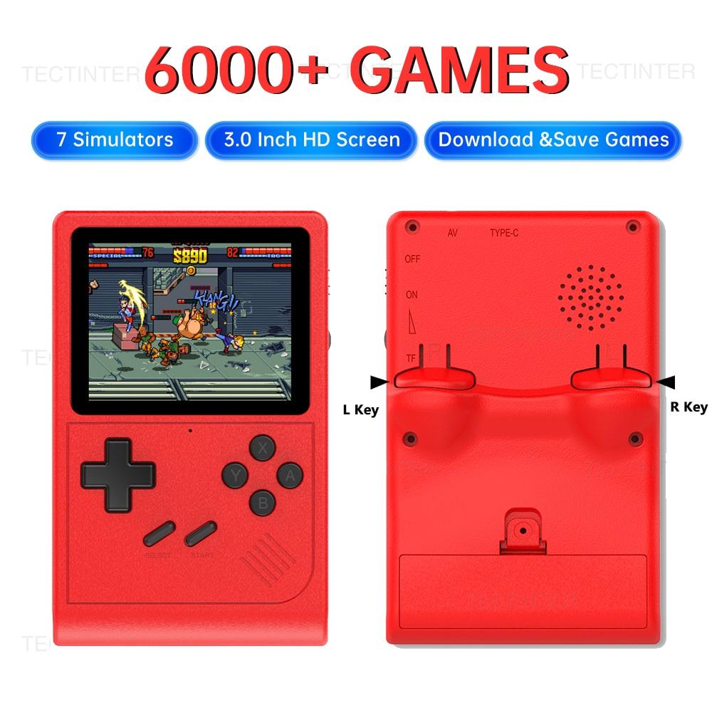 Портативный портативный игровой плеер GB300 3,0 дюйма в стиле ретро, ТВ-игровая консоль, AV-выход, встроенные игры 8G 6000+ для SFC/GBA
Портативный портативный игровой плеер GB300 3,0 дюйма в стиле ретро, ТВ-игровая консоль, AV-выход, встроенные игры 8G 6000+ для SFC/GBA