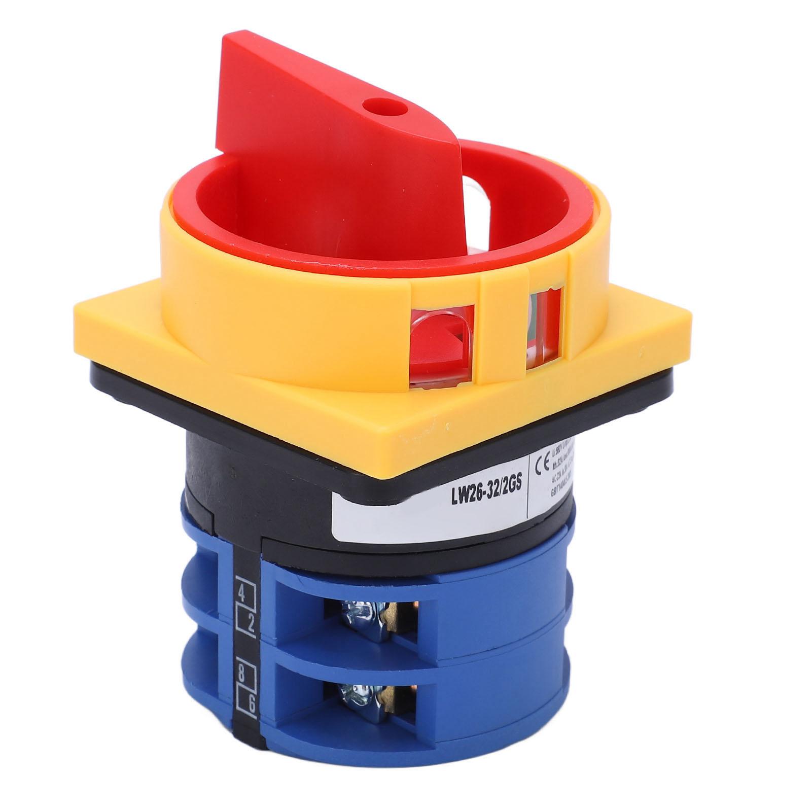 BERM Changeover Switch Universal Padlockable Cam Selector Latching Switch 32A AC240V AC440V
BERM Changeover Switch Universal Padlockable Cam Selector Latching Switch 32A AC240V AC440V