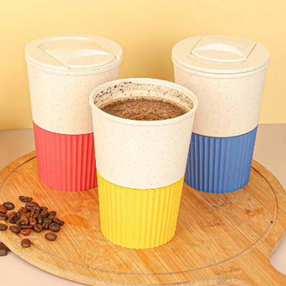 Нескользящая портативная дорожная чашка, не допускающая ожогов, кофейная чашка, которую легко носить с собой, чашка для воды из пшеничной соломы, кофе
Нескользящая портативная дорожная чашка, не допускающая ожогов, кофейная чашка, которую легко носить с собой, чашка для воды из пшеничной соломы, кофе