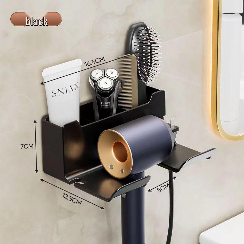 Punch-Free Wall-Mounted Hair Dryer Storage Rack & Organizer
Punch-Free Wall-Mounted Hair Dryer Storage Rack & Organizer