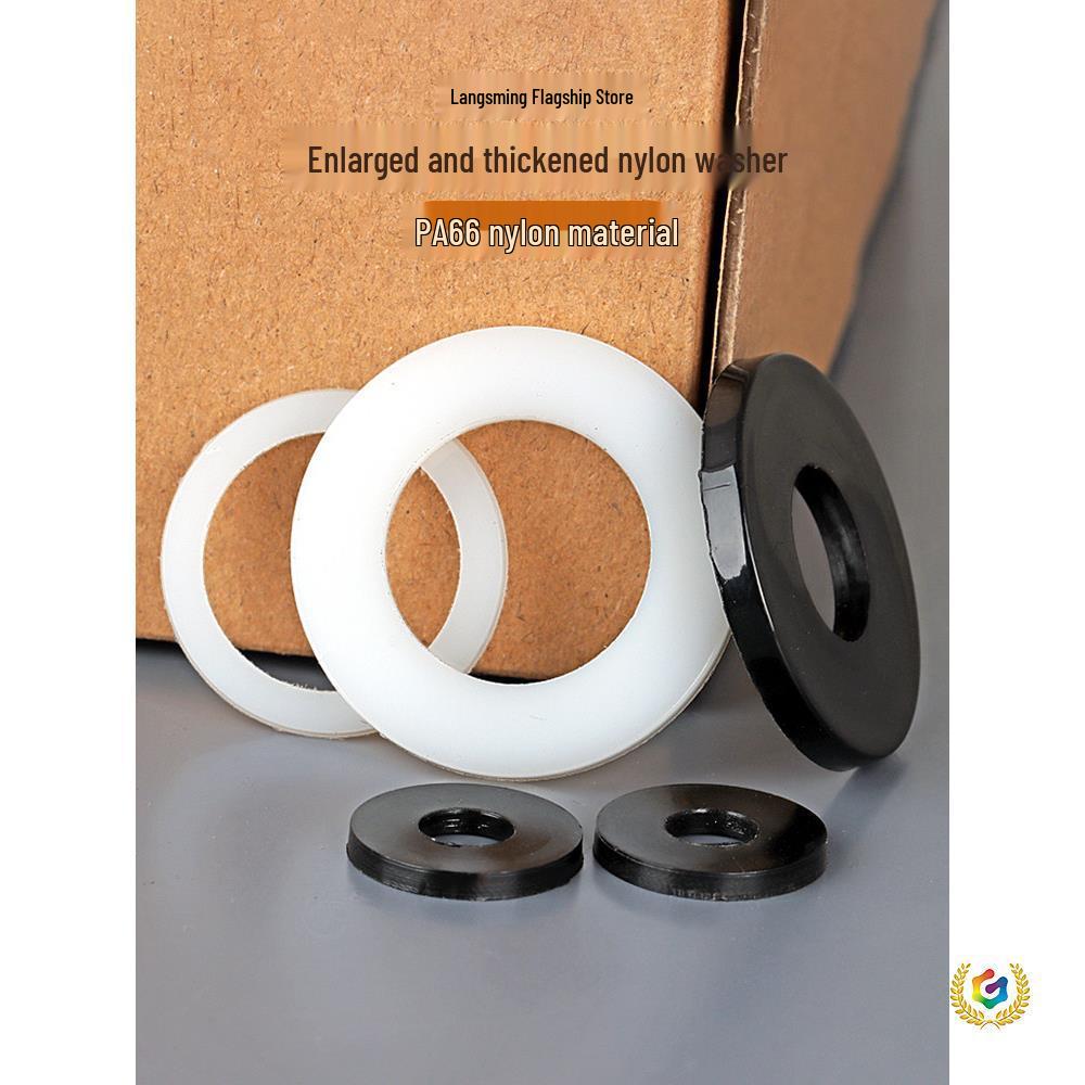 Large Thickened Nylon Insulation Washer - M3 to M20 Sizes Black 5*8*1 (200 pcs)
Large Thickened Nylon Insulation Washer - M3 to M20 Sizes Black 5*8*1 (200 pcs)