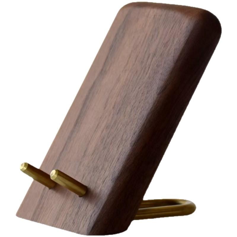 Black Walnut Wooden Desktop Phone Holder Live Video Office Carving Craft Phone Base
Black Walnut Wooden Desktop Phone Holder Live Video Office Carving Craft Phone Base